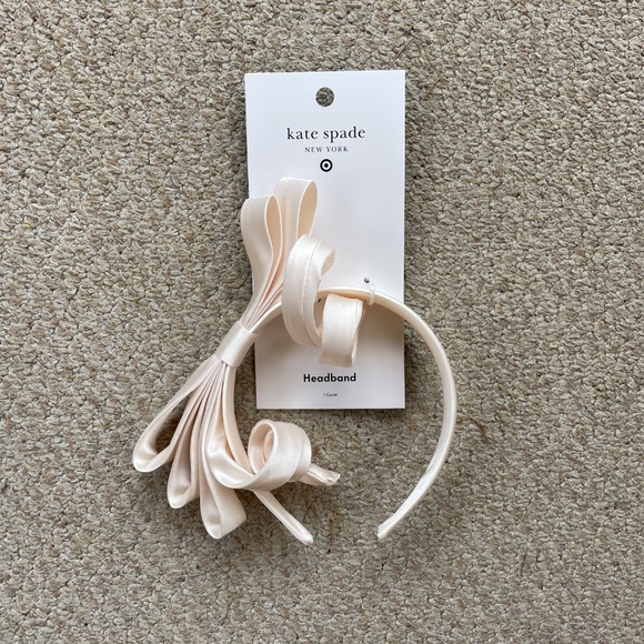 NWT Ribbon Bow Headband - Kate Spade New York x Target™ Cream - Picture 2 of 4